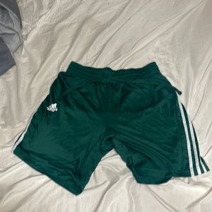 Adidas Green Shorts with no pockets